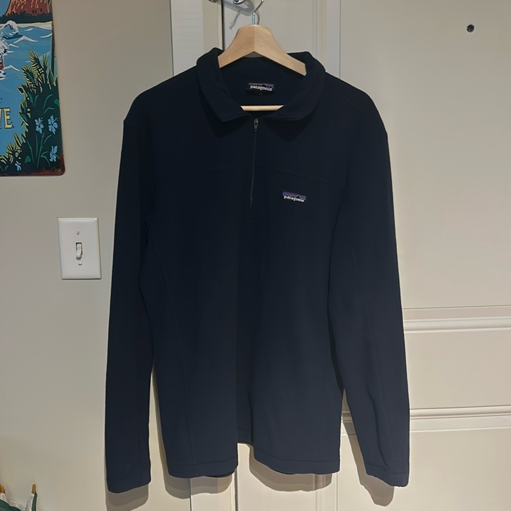 Patagonia Men’s Quarter-Zip Fleece - Navy